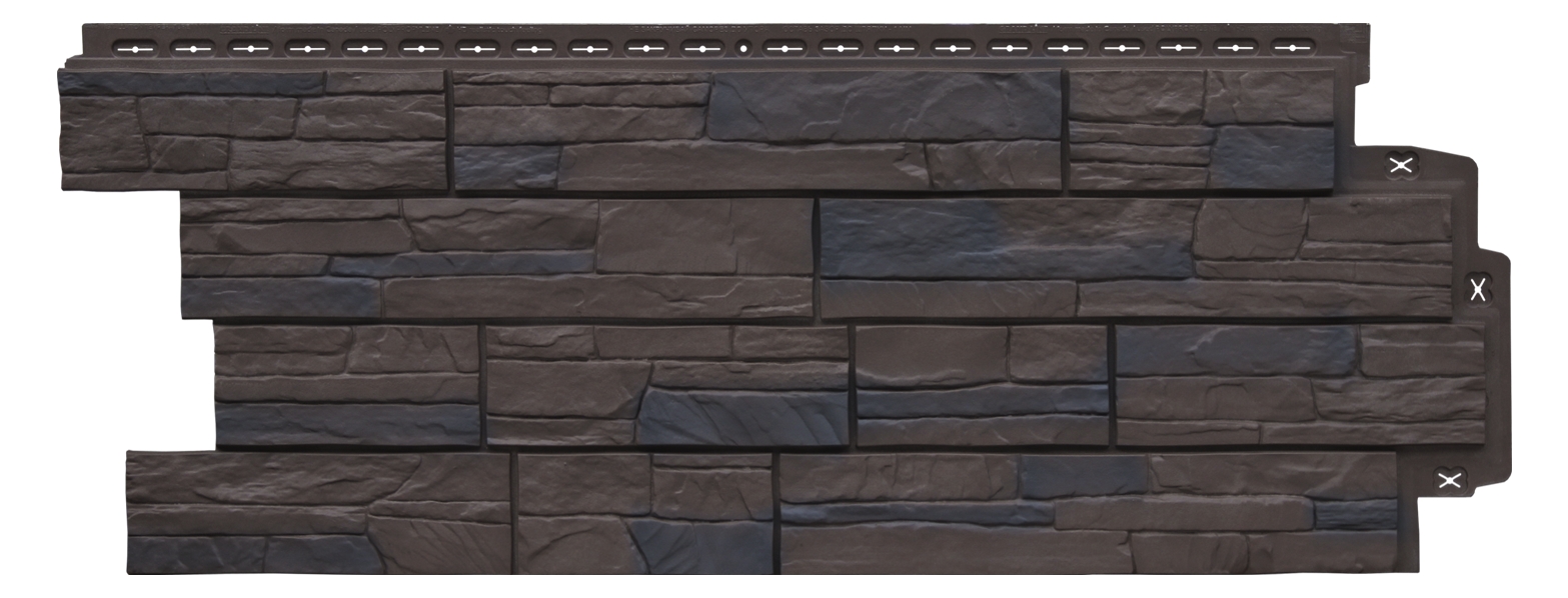 Фасадная панель Сланец Design Plus Орех