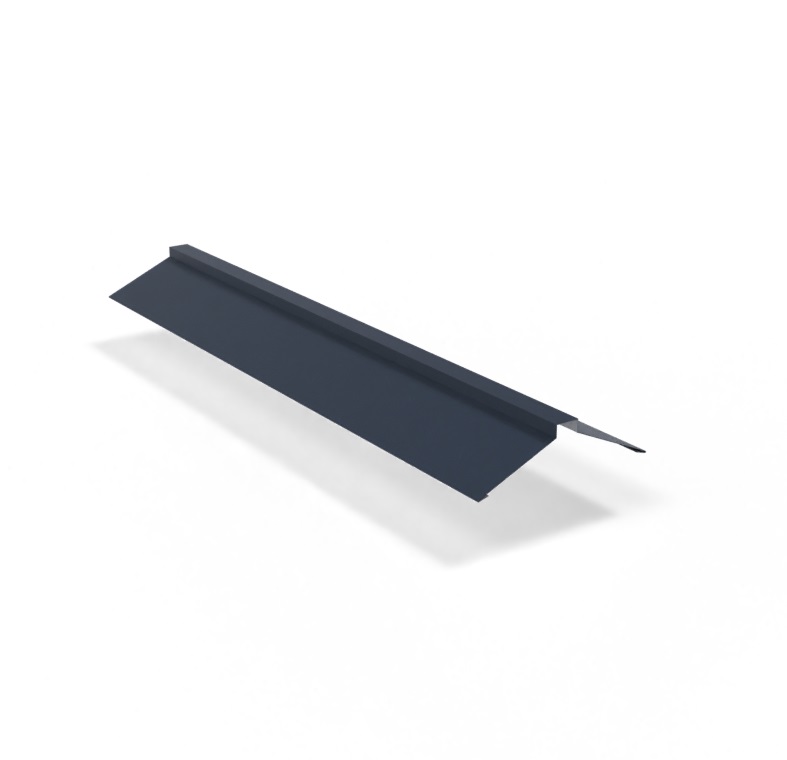 Конек плоский фигурный 190х40х190х2000мм Ре 0,45 мм Ral 7024