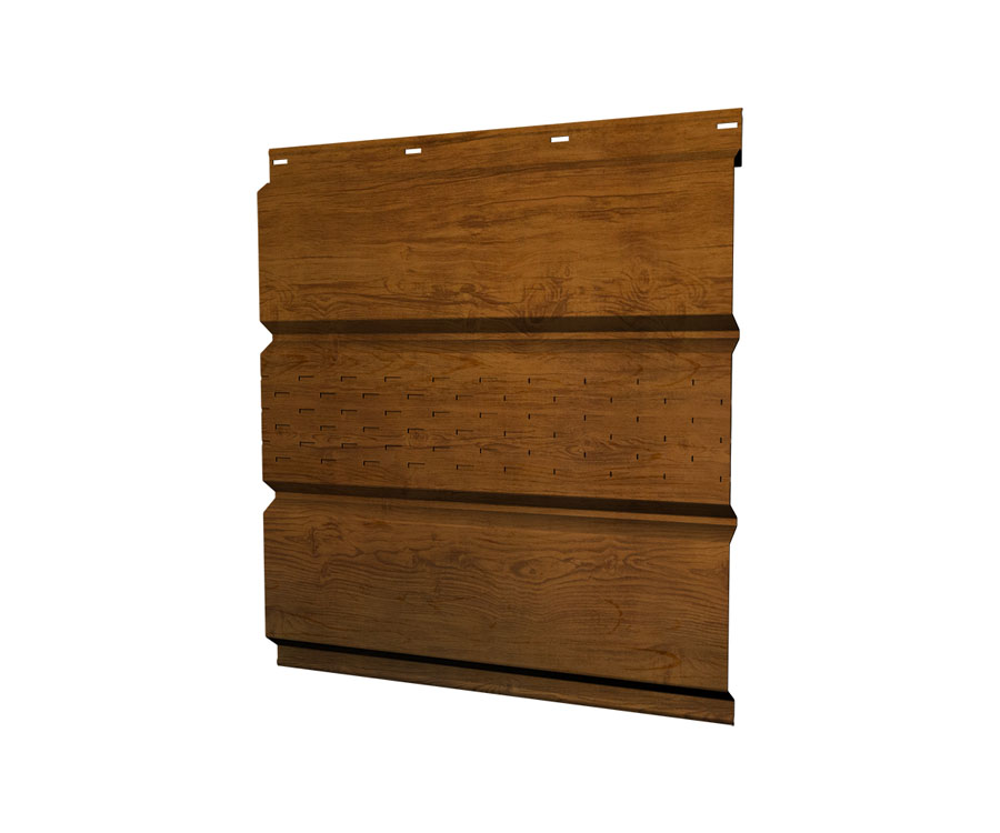 Софит центр. перфорация Print Elite 0,45 мм Golden Wood
