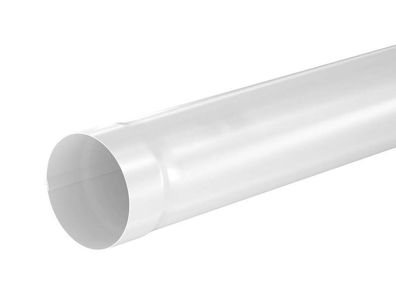 Труба водосточная 150/100 PU 1 м Ral 9003