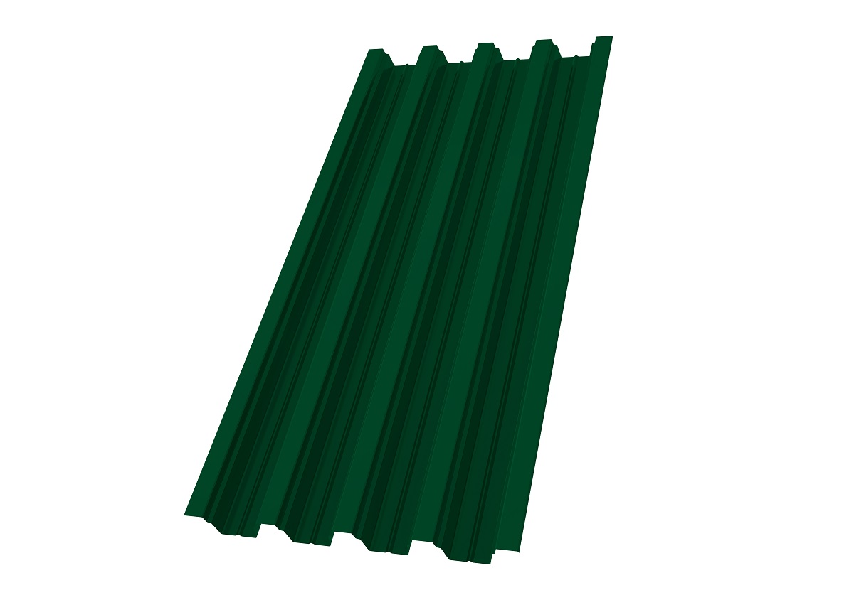 Профнастил Н75 Pe 0,7 мм Ral 6005