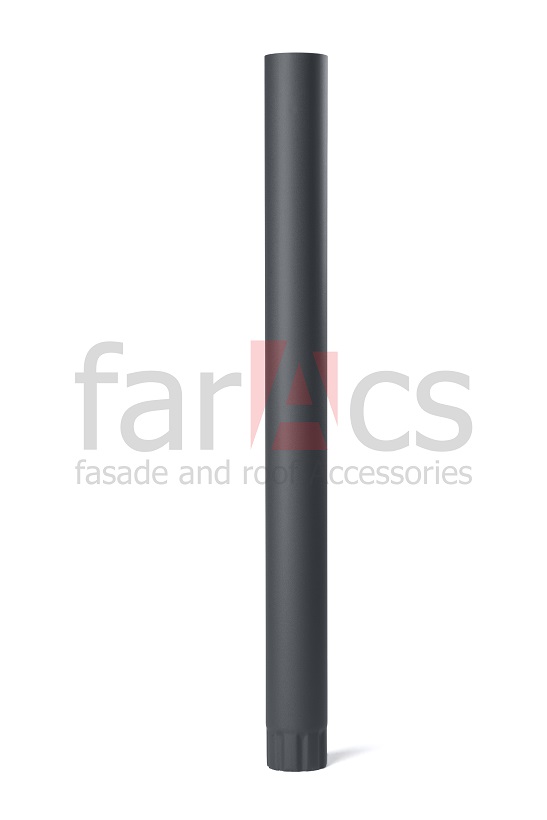 Труба водосточная 125/90 L=1м MATT Ral 7024