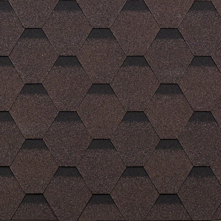 Гибкая черепица Shinglas Классик Кадриль Финик