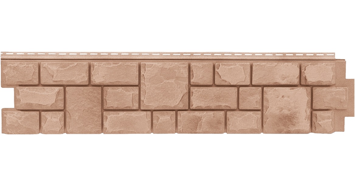 Фасадная панель ЯФАСАД Екатерининский камень Янтарь