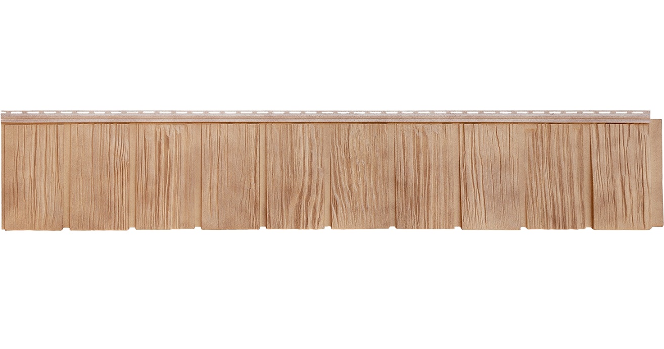 Фасадная панель ЯФАСАД Сибирская дранка Песок