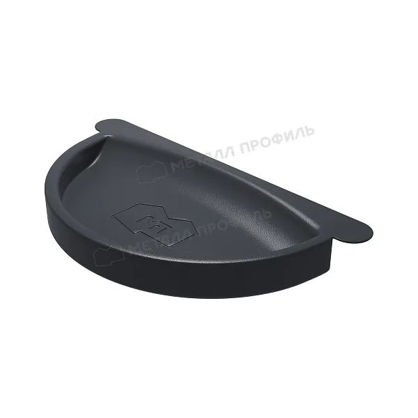 Заглушка желоба Foramina D=125 мм PUR Ral 7024