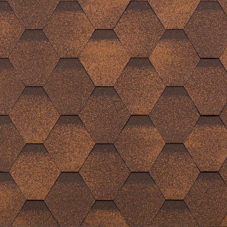 Гибкая черепица Shinglas Классик Кадриль Клен