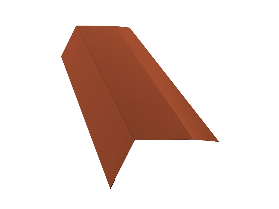 Планка карнизная 65х100 мм Сатин 0,5 мм Ral 8004