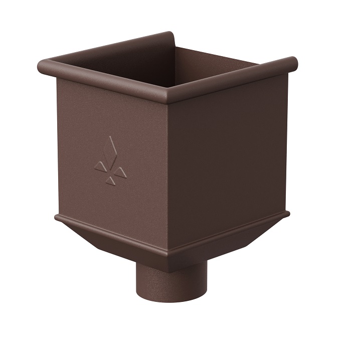 Воронка водосборная 150/100 PU Matt Ral 8017