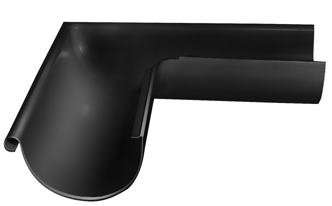 Угол желоба внешний 90 гр.125/90 Rooftop dRain Ral 9005