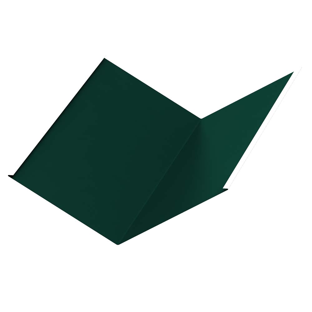 Планка ендовы нижняя 298х298 Norman 0,5 мм Ral 6005