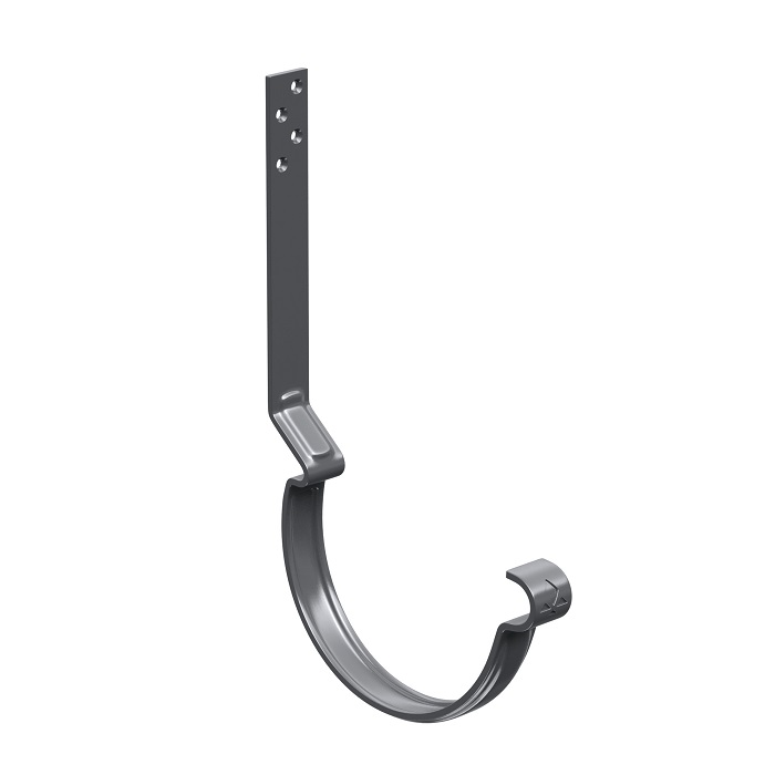 Крюк желоба длинный 125/90 PU Ral 7024