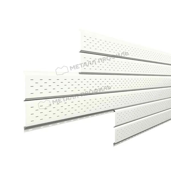 Софит Lбрус с перфорацией Purman 0,5 мм Ral 9010