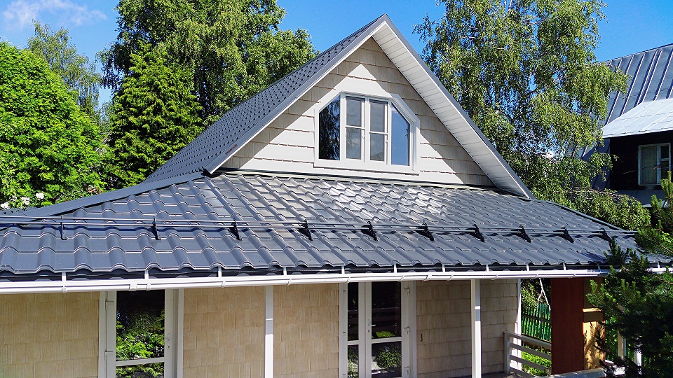 Grand Line: Металлочерепица Камея Rooftop Бархат 0,5 мм