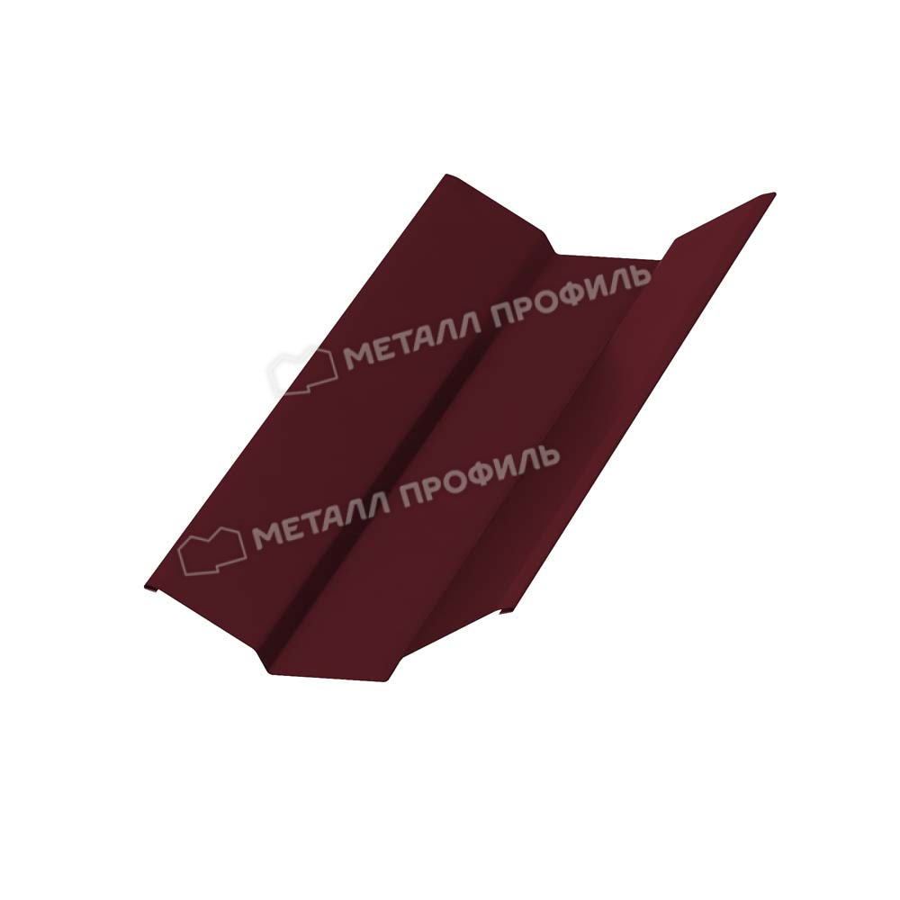 Планка ендовы верхняя 76х76 Norman 0,5 мм Ral 3005