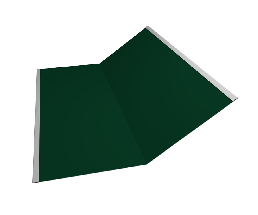 Ендова нижняя 300х300 мм Сатин 0,5мм Ral 6005