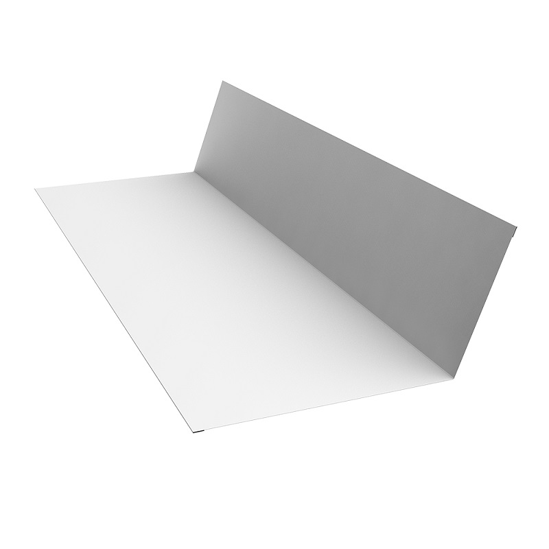 Планка примыкания 150х250 мм Сатин 0,5мм Ral 9003