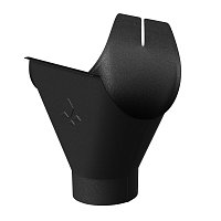 Воронка желоба 125/90 PU Matt Ral 9005