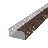 Планка опорная вентилируемая для SMART Фальц Pro Ре 0,45 мм. Ral 8017