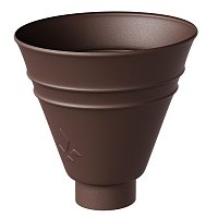 Воронка водосборная круглая 150/100 PU Matt Ral 8017