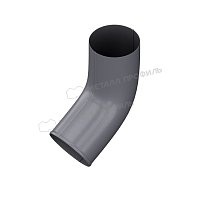 Колено сливное D=100 мм Foramina Freeze Matt Grey