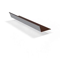 Планка примыкания 150х250х2000мм Ре 0,5 мм Ral 8017