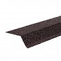 Технониколь: Планка карнизная с гранулятом (75*50*5 мм) L=1,25м Коричневый