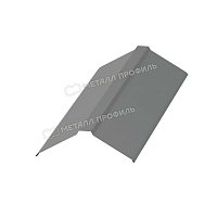 Планка конька плоского 150х150  Norman-Ral 0,5 мм Ral 9006
