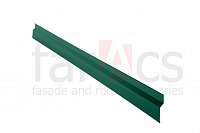 Фартук S6 прист. наклад. 2 м Satin 0.5мм с защит.пленкой Ral 6005