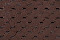 Гибкая черепица Премиум Стандарт Коричневый с оттенением