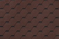Гибкая черепица Фемили ЛАЙТ Стандарт Коричневый с оттенением