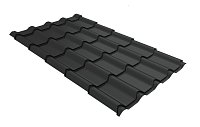 Металлочерепица Камея Satin Matt 0,5 мм Ral 7016