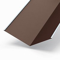 Планка ендовы нижняя 298х298 Norman 0,5 мм Ral 8017