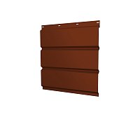 Софит без перфорации Satin 0,5 мм Ral 3009