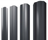 Штакетник М-образный фигурный Ре 0,45 мм Ral 7024
