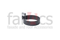 Хомут трубы 125/90 MATT Ral 7024