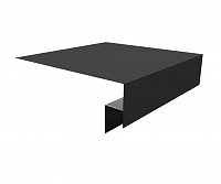 Планка околооконная сложная 200х50х18 (j-фаска) L=2м Satin Matt 0,5мм Ral 7016