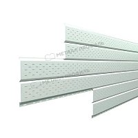 Софит Lбрус с перфорацией Norman 0,5 мм Ral 9003