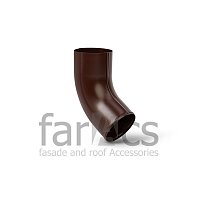 Колено сливное 125/90 Ral 8017