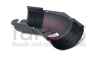 Угол желоба внутренний 135° 125/90 MATT Ral 7024