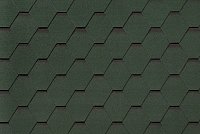 Гибкая черепица Классик Стандарт Зеленый с оттенением