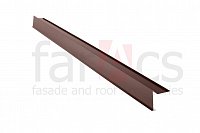 Фартук S5 фронт. 2 м Satin 0,5мм с защит.пленкой Ral 8017
