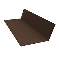 Планка примыкания 150х250 мм Полиэстер 0,45мм Ral 8017