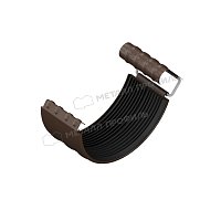 Соединитель желоба D=125 мм Foramina Freeze Matt Dark brown