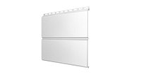 Сайдинг ЭкоБрус Drap 0,45 мм Ral 9003