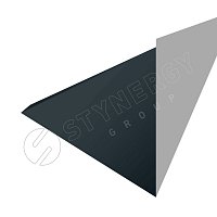 Планка для верхнего примыкания к трубе Фальц Ре 0,45 мм Ral 7016