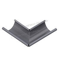 Угол желоба наружный 90° Foramina D=125 мм Freeze Matt Grey