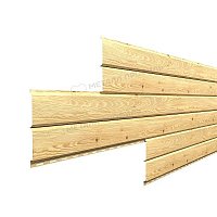 Софит Lбрус с перфорацией Ecosteel Матовый 0,5 мм Сосна