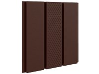 Софит с центральной перфорацией 2,4 м Rooftop Бархат Zn180 0,5мм Ral 8017