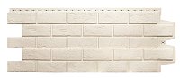 Фасадная панель Состаренный кирпич Classic Молочный